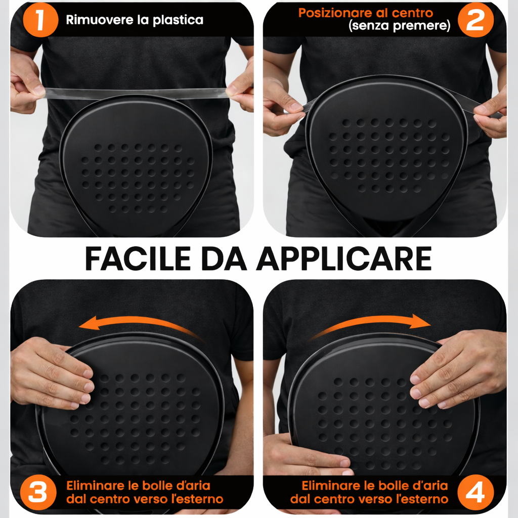Ludus Protector per Racchetta Padel Trasparente Liscia – 2 Pezzi