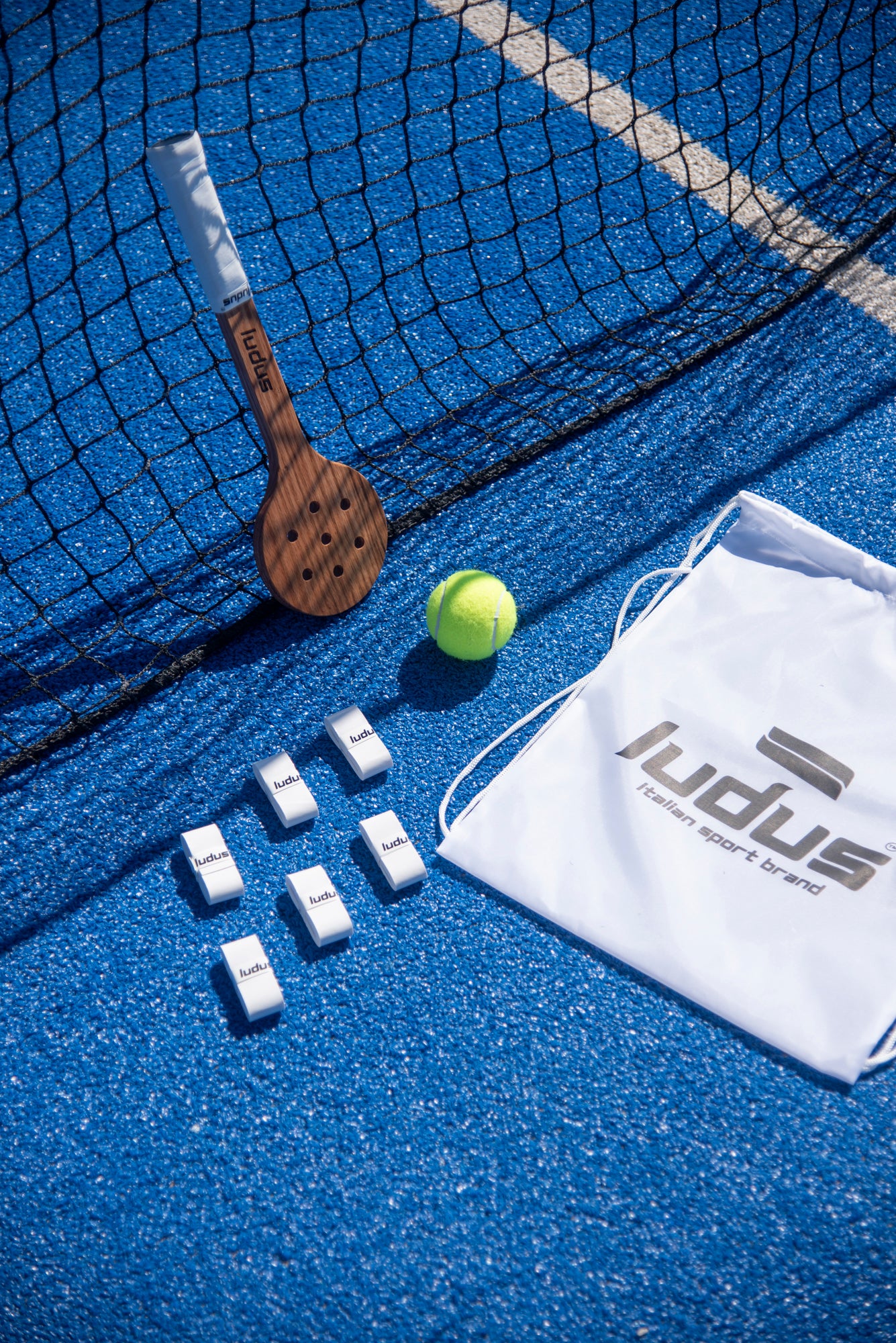 Racchetta Padel Legno Ludus - Allenamento Controllo Per Principianti - Foto 9