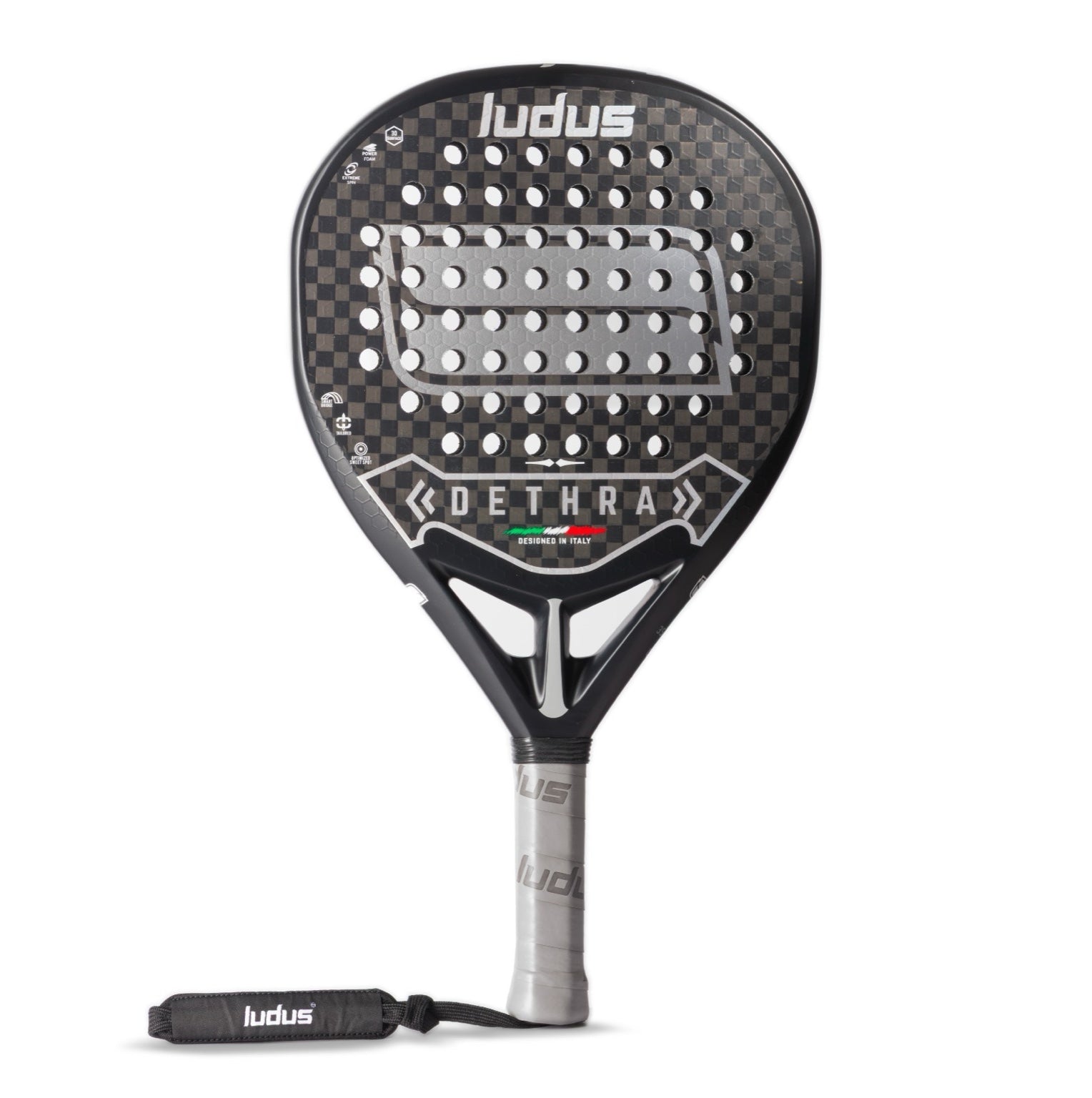 Racchetta da Padel 12K | 100% Fibra di Carbonio |Massima Controllo e Precisione - Struttura Leggera 360g-+ con EVA 15 17