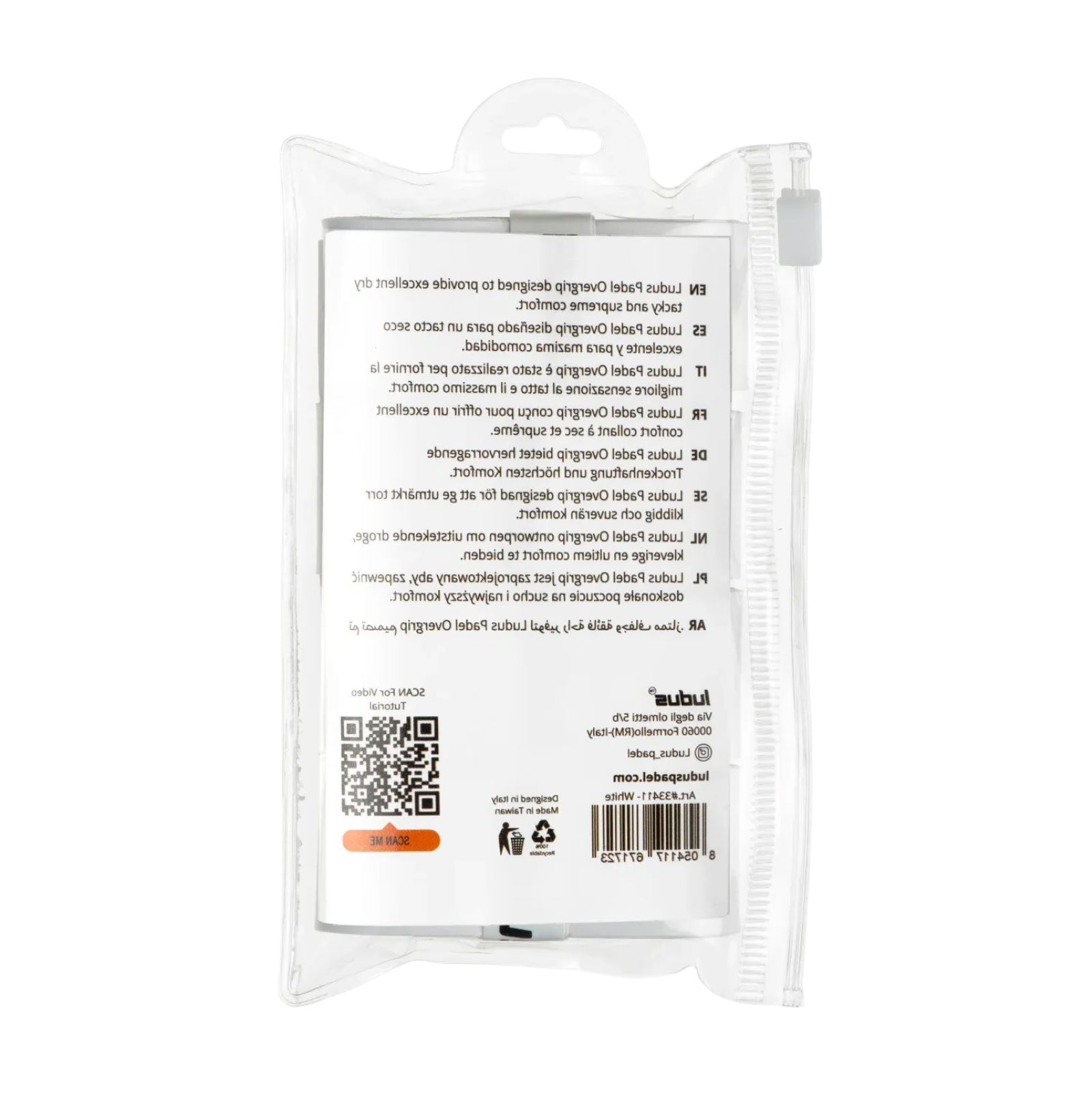 Overgrip Padel Extra Grip Non Appiccicoso, Antiscivolo e Assorbe Sudore 4 Pezzi